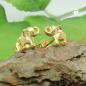 Preview: Ohrstecker Ohrringe 6x7mm kleiner Elefant glänzend 9Kt GOLD